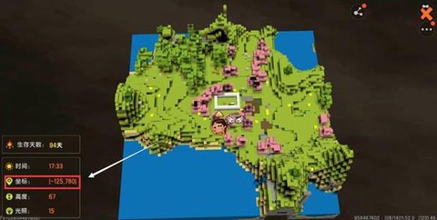 迷你世界怎么标记位置