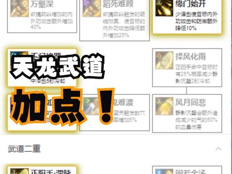 天龙八部丐帮修炼怎么点