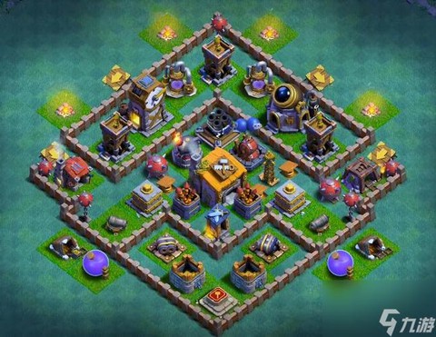 部落冲突6本摆什么阵